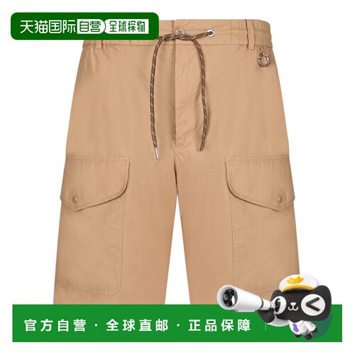 香港直邮MONCLER 男士短裤 2B00007599C3224 SS2026 卡其色 Light