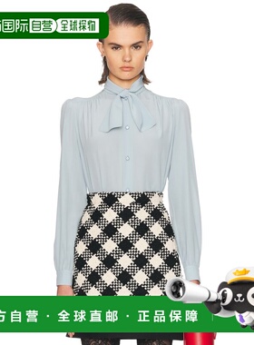 1h可退 香港直邮valentino 华伦天奴 女士 双绉衬衫 8B3AB83521B