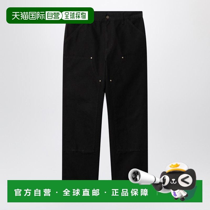 1h可退 香港直邮CARHARTT WIP 男士 黑色漂洗双及膝裤子 I031501C,运动服/休闲服装,运动长裤,淘宝优惠券,粉丝福利购,淘宝优惠卷