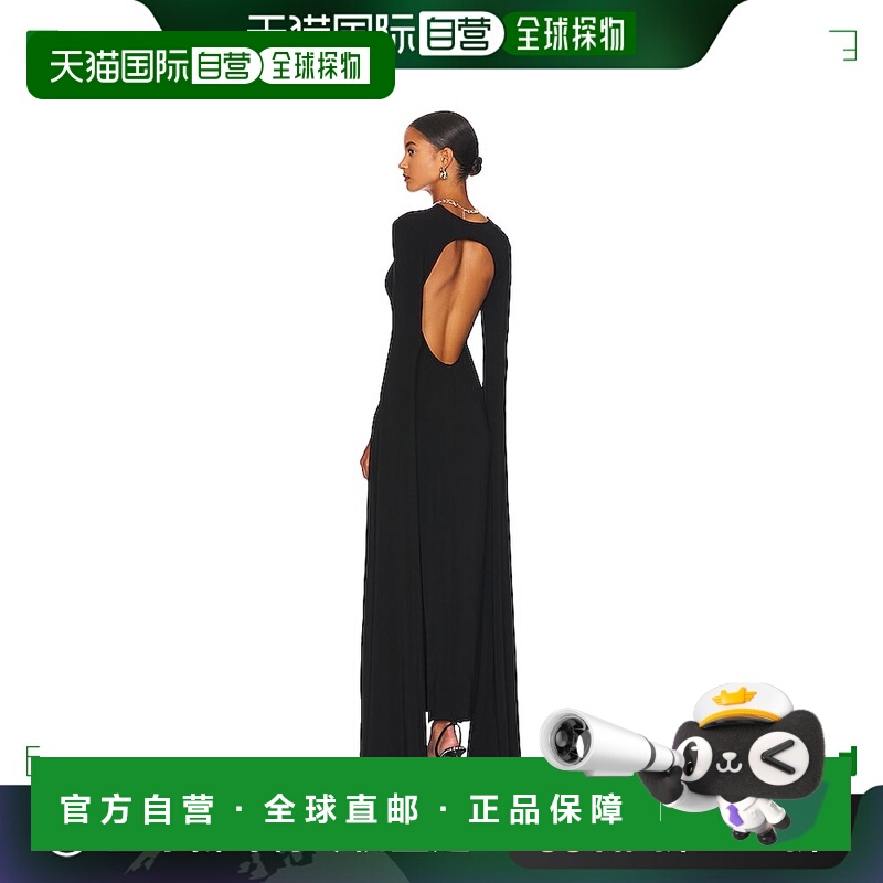 1h可退 香港直邮NORMA KAMALI 诺玛 卡玛丽 女士 缎带袖礼服 KK32