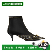 香港直邮VERSACE 女士 铆钉La 1h可退 Medusa踝靴 25FW