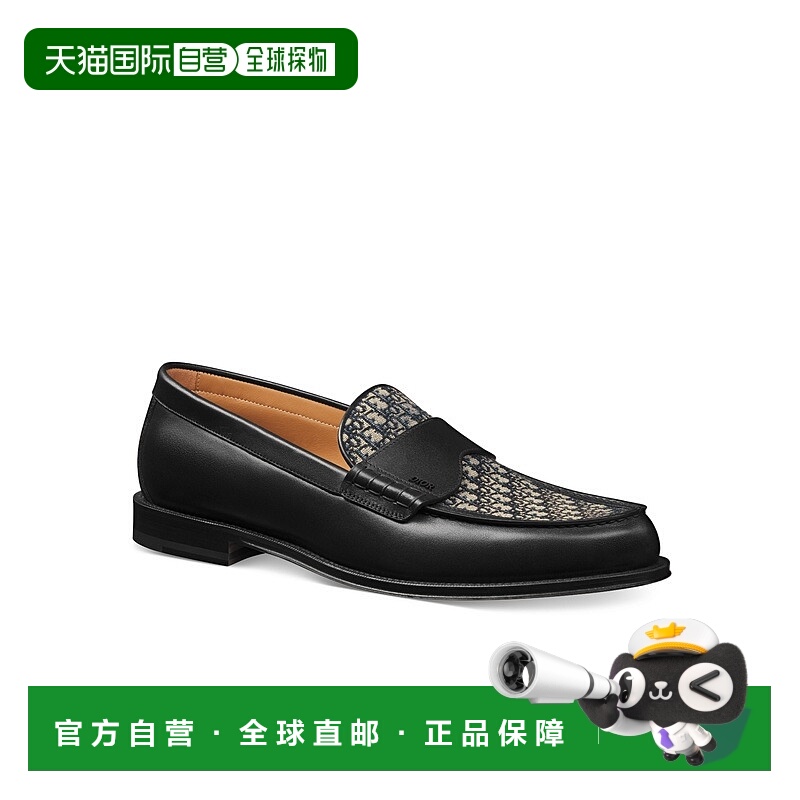 自营欧洲直邮Dior/迪奥 男士Granville 乐福鞋一脚蹬
