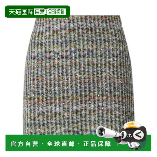 1h可退 Missoni 亮片人字纹迷你裙 DS26WH09BC006D