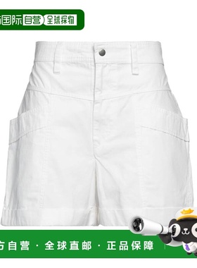 1h可退 香港直邮ISABEL MARANT 女士 短裤 white白色 舒适时尚