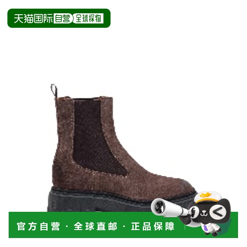 香港直邮Hogan 女士 皮质切尔西靴 HXW7000FV30BYE