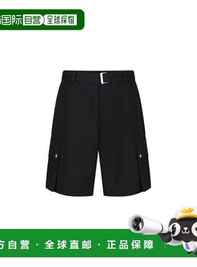 1h可退 香港直邮Jacquemus 男士 LE 工装黑色短裤 246PA096153499