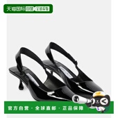 香港直邮Jimmy Pat Choo 女士 1h可退 周仰杰 Amel 皮质露跟浅