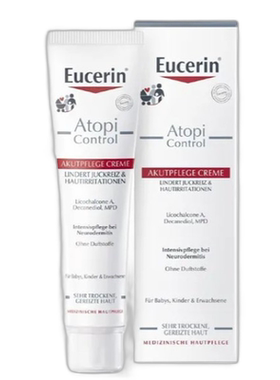 德国Eucerin优色林急性护理膏40ml神经性皮炎瘙痒发红正品