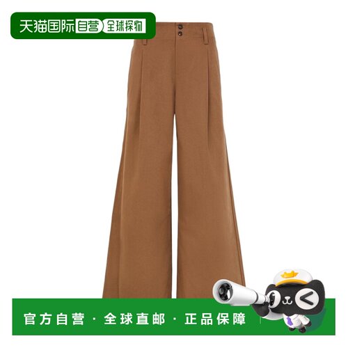 香港直邮Chloe 腰带袢阔腿裤 CHL9XH7V