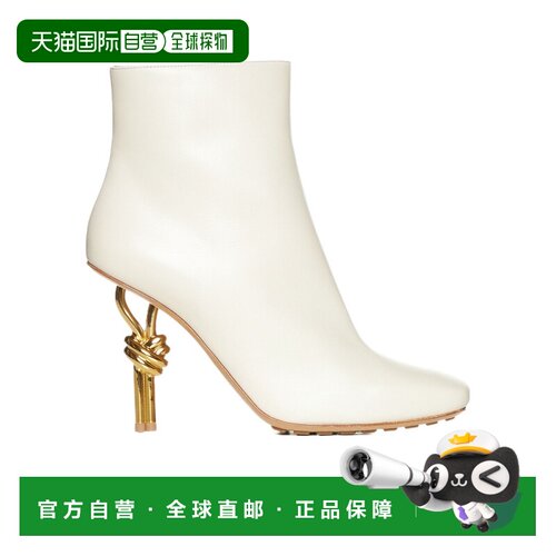 1h可退 【99新未使用】Bottega Veneta 结饰高跟踝靴 763831V3M70