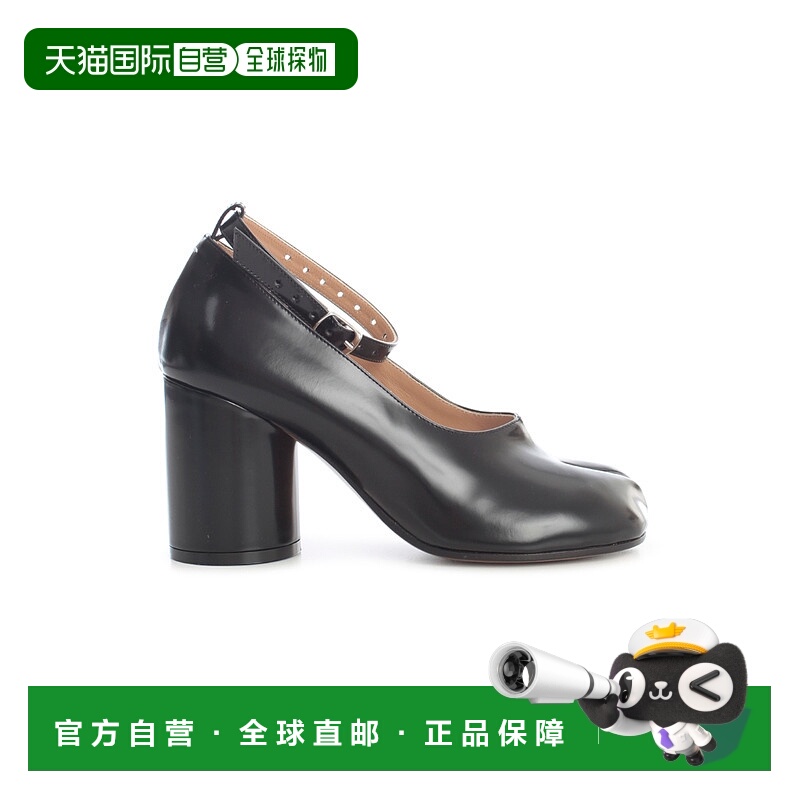 香港直邮Maison Margiela 黑色Tabi分趾高跟鞋 S34WL0021PS679