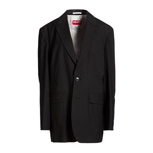 女士 高田贤三 香港直邮kenzo 舒适时 外套 black黑色 西装 1h可退