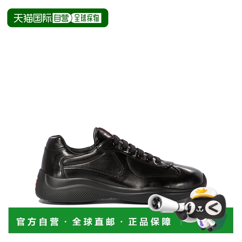 PRADA 男士运动鞋 4E3400038F0002普拉达牛皮男鞋板鞋