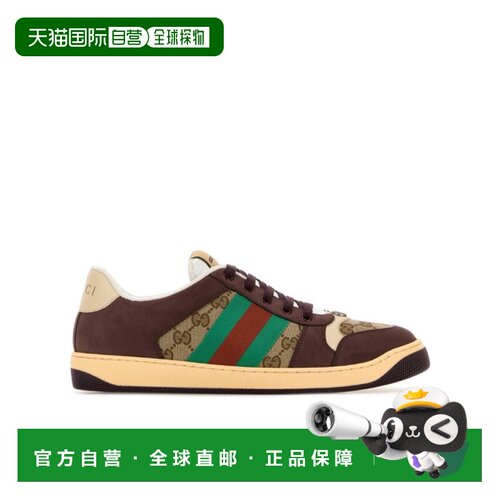 香港直邮GUCCI 男士 织带细节系带运动鞋 26FW 【付后1h可退】