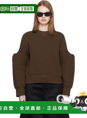 1h可退 香港直邮Sacai 女士 棕色 Sponge Sweat Pullover 套头衫