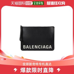 L号黑色小牛皮 欧洲直邮Balenciaga 男士 巴黎世家 99新未使用