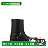 黑色皮质骑士靴子 香港直邮1h可退 L815 女士 Campo LOEWE 罗意威