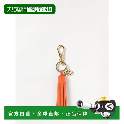 香港直邮RALPH LAUREN 女士钥匙扣 432P07357003 SS2026 橙色扣环