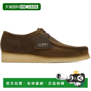 付款1h内可退 香港直邮Clarks Originals 男士 棕色 Wallabee 德