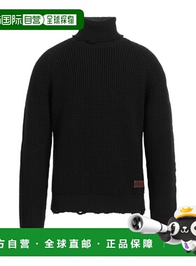 香港直邮Dsquared2 二次方 男士 高领上衣 black黑色 舒适时尚