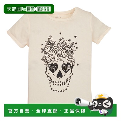 欧洲直邮Name It  女童装 春夏 短袖T恤 NKFBONKA SS TOP