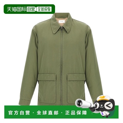 香港直邮The Row 男士 SAGE JUSTO 绿色棉混纺夹克 1140W3670