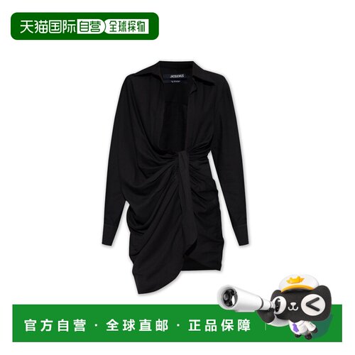 香港直邮JACQUEMUS 女士连衣裙 213DR0091020990 CO 黑色 Midi dr