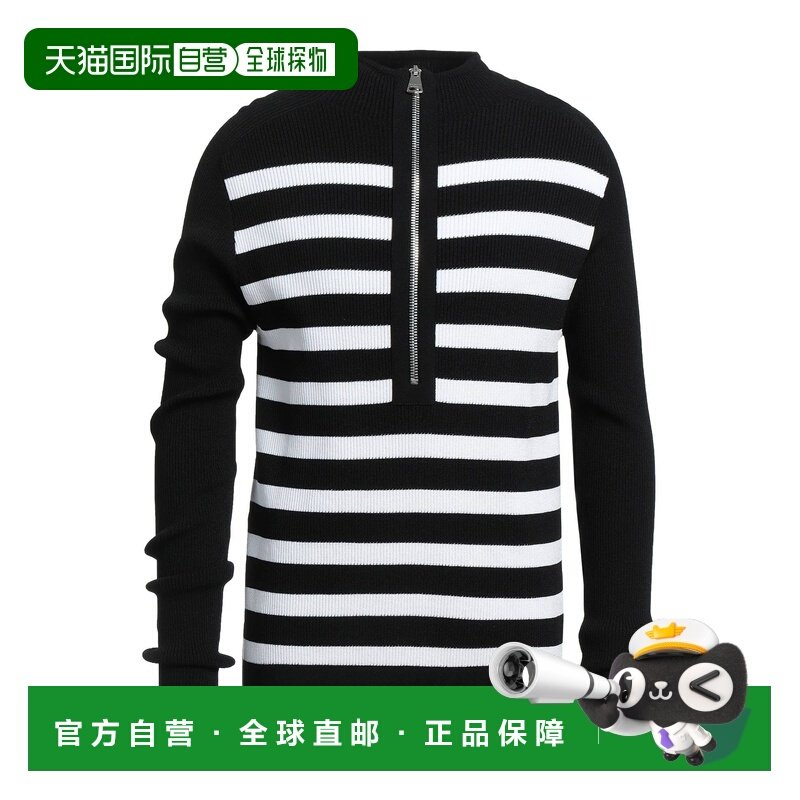 1h可退 香港直邮Balmain 巴尔曼 男士 高领上衣 black黑色 舒适时,男装,针织衫/毛衣,淘宝优惠券,粉丝福利购,淘宝优惠卷