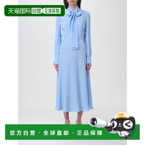 1h可退 香港直邮VALENTINO 女士半身裙 4B3VA7E67TKW02 SS2024 蓝