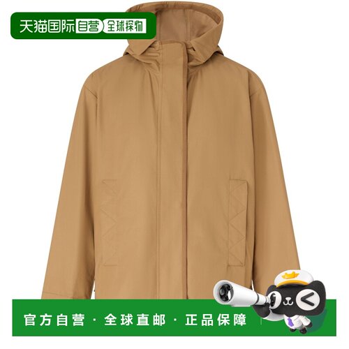 欧洲直邮自营MONCLER盟可睐 Chocard女士米色棉质长袖侧袋短款休