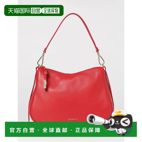 香港直邮COCCINELLE 女士单肩包 E1U45130201R02 SS2026 红色