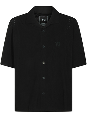 香港直邮Y-3 男士 黑色衬衫 KF6044 black黑色 舒适时尚