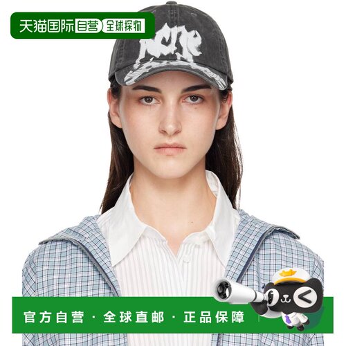 1h可退 香港直邮Acne Studios 艾克妮 女士 灰色 Gothic Logo 棒