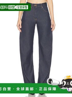 1h可退 香港直邮Versace 范思哲 女士 阔腿牛仔服装 10208821A153