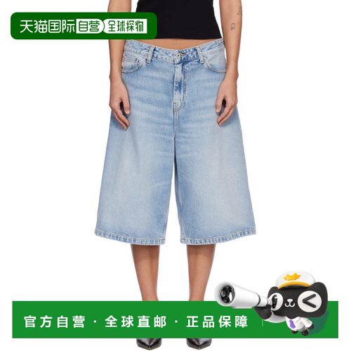 香港直邮CARHARTT WIP 女士 蓝色 Belmont 牛仔短裤