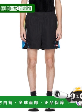 1h可退 香港直邮Casablanca 男士 黑色 Gradient Football 短裤 M