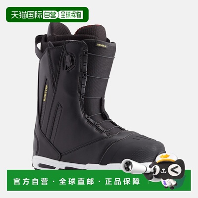 自营欧洲直邮Burton伯顿 Driver X男士黑色雪鞋滑雪靴滑雪鞋