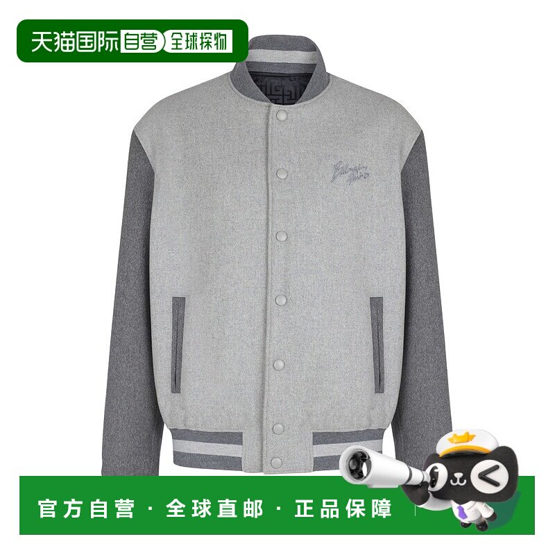 香港直邮Balmain 长袖棒球夹克 GH1TFA73MI13