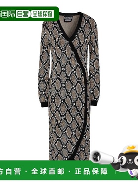 1h可退 香港直邮moschino 女士 中长连衣裙 black黑色 舒适时尚