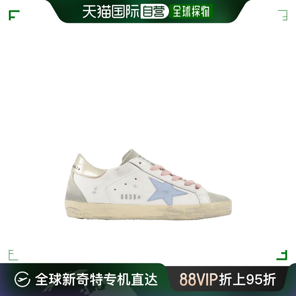 香港直邮Golden Goose Deluxe Brand徽标系带运动鞋 GWF00102.F0