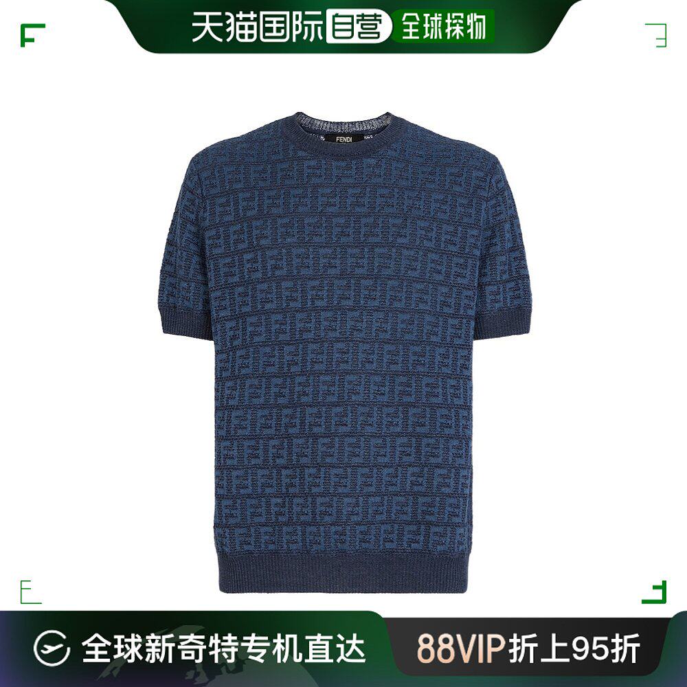香港直邮fendi 圆领短袖t恤 fzy443ao5j
