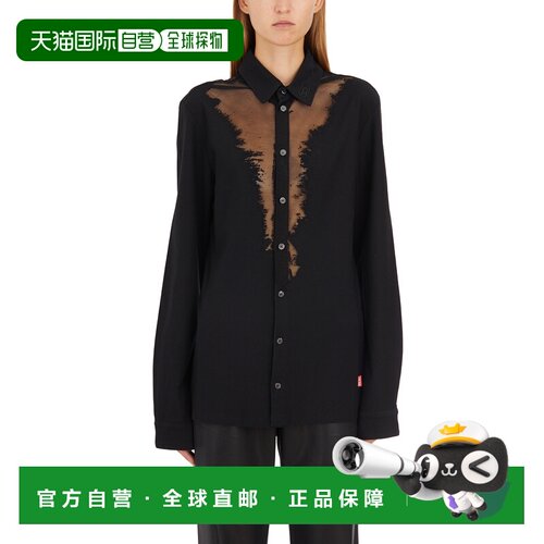1h可退 香港直邮DIESEL 女士衬衫 IA163930SHAY9XX AW2024 黑色