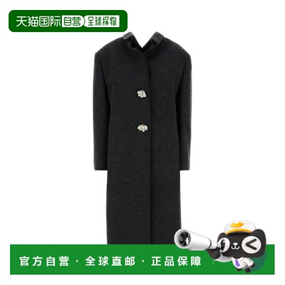 1h可退 香港直邮Prada 普拉达 女士 Shetland 長版大衣 P674SYSOO