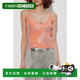 1h可退 V形领口性感 欧洲直邮Diesel迪赛女士背心吊带舒适无袖