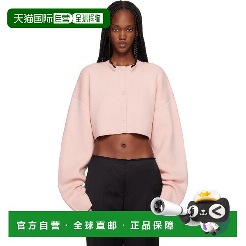 香港直邮toteme 女士 粉色 Cropped Oversized 开衫 262WRT0742YA