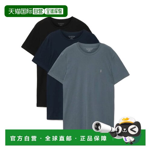 香港直邮ALL SAINTS 男士T恤 M029JBLUNARBLUEBLACK AW2026