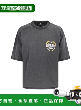 1h可退 香港直邮Represent 男士 and Polos T恤灰色上衣 MLM10017