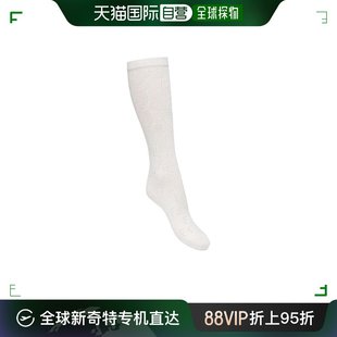 香港直邮Fendi 女士 FXZ549ADNN 芬迪 logo针织袜子