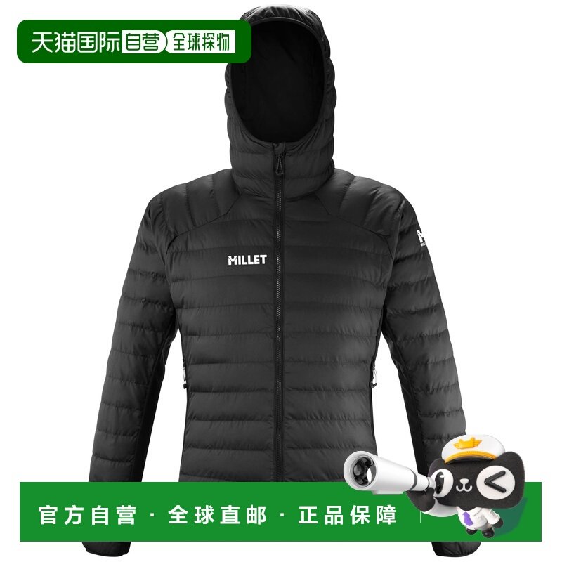 自营欧洲直邮Millet觅乐 FITZ ROY WARM男士羽绒服 黑色外套