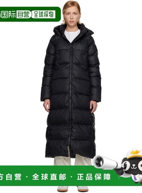 1h可退 香港直邮Canada Goose 加拿大鹅 女士 黑色 Tonal Label